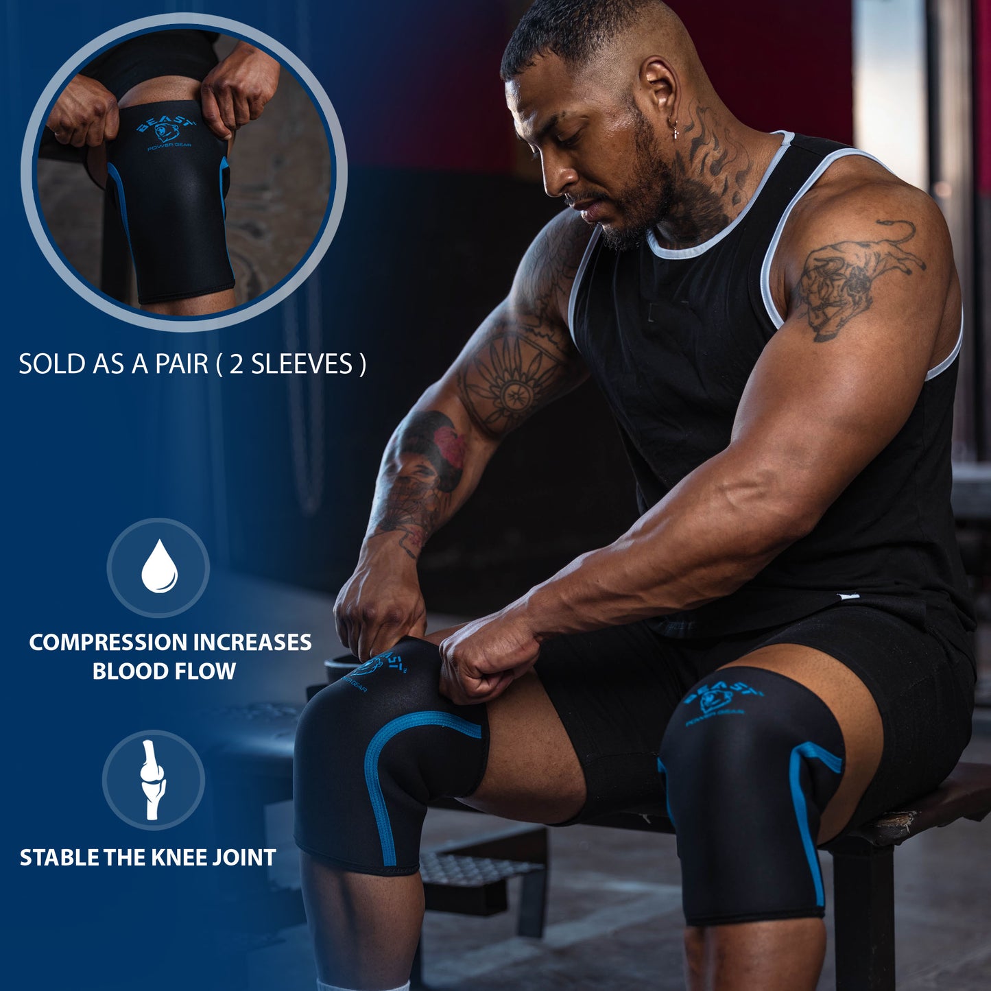 Neoprene Knee Sleeves 7MM