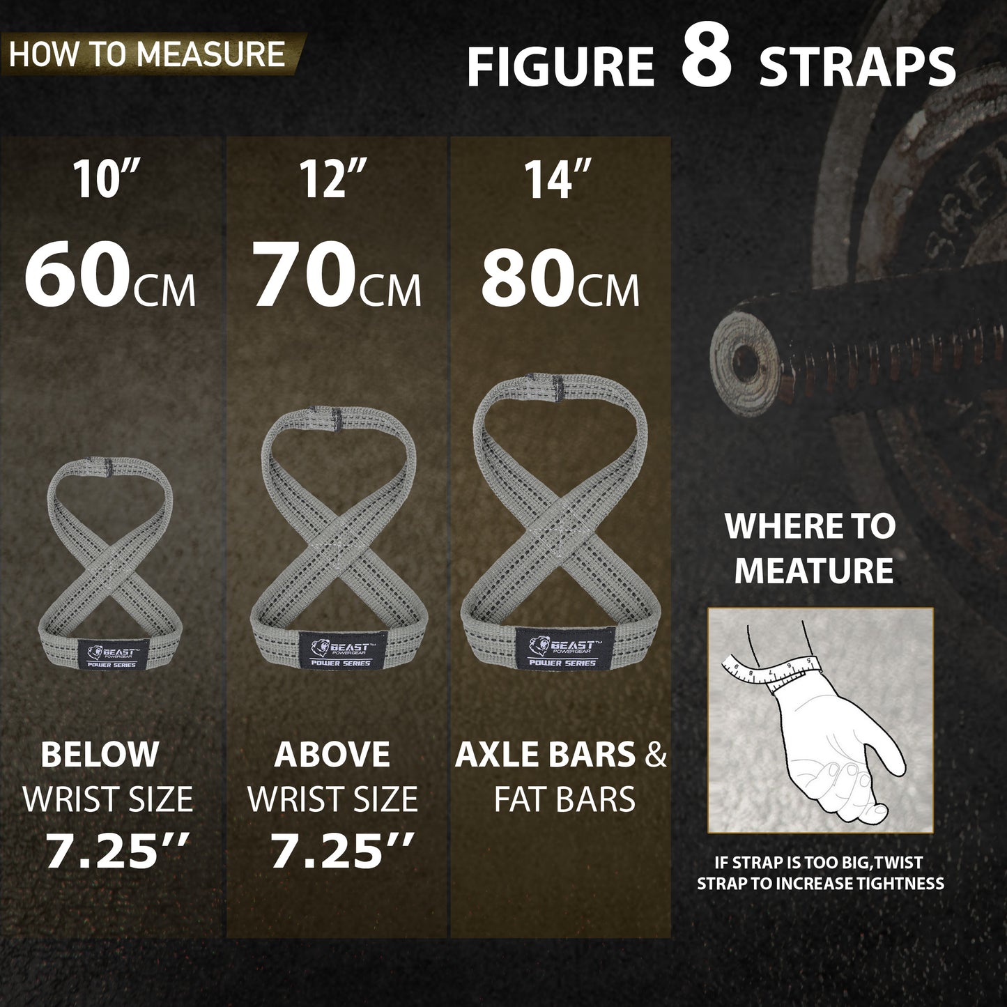 FIGURE 8 LIFTING STRAP - GRAY/BLACK