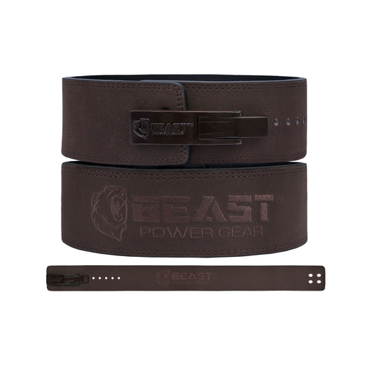 10MM LEVER BELT - BROWN - FREE STRAP