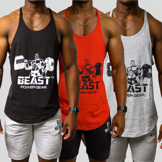 3 Pack - Stringer Tank Tops Y-Back