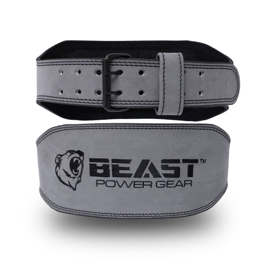 WEIGHTLIFTING BELT 7MM - Gray 6" Wide