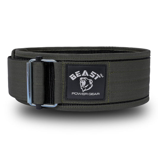 QUICK LOCKING WEIGHTLIFTING BELT - GREEN