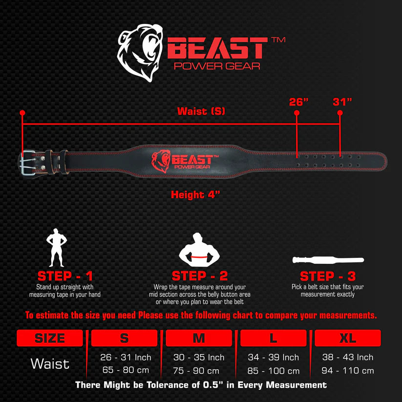 WEIGHTLIFTING BELT 7MM