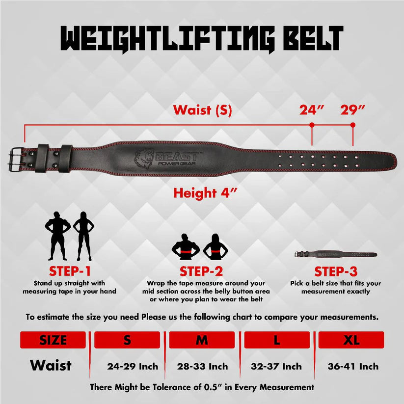 WEIGHTLIFTING BELT 7MM
