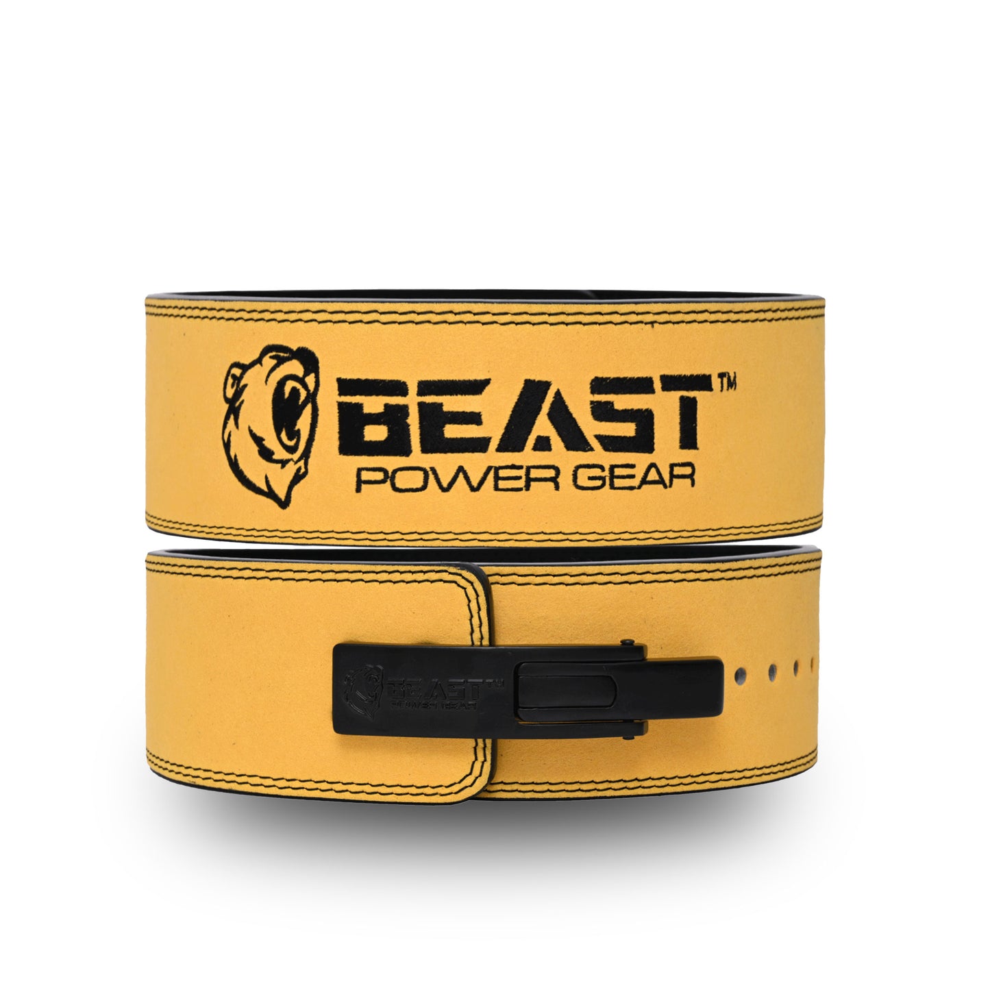 10MM LEVER BELT - FREE STRAP - YELLOW