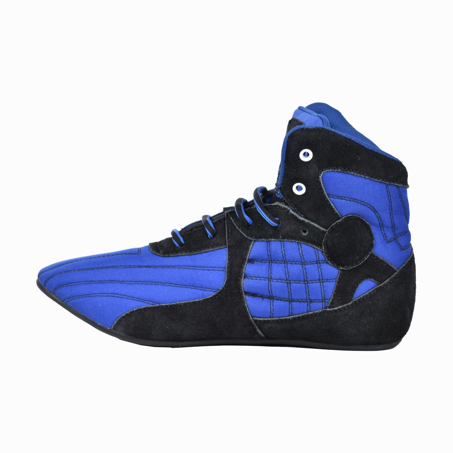 POWERLIFTING, DEADLIFT HIGH TOP GYM SHOES - BLUE/BLACK