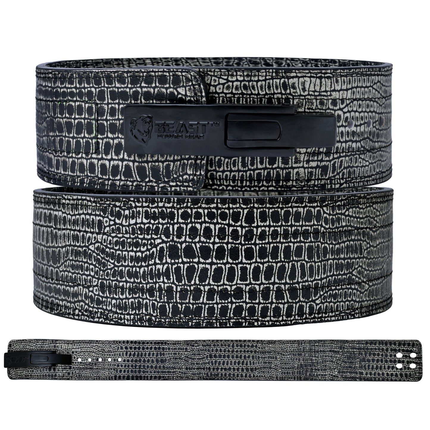 10MM LEVER BELT - FREE STRAP - CROC