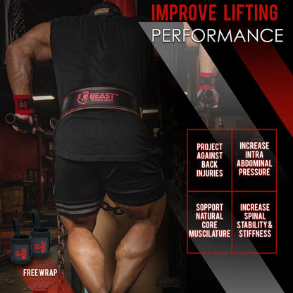 WEIGHTLIFTING BELT 7MM - PINK