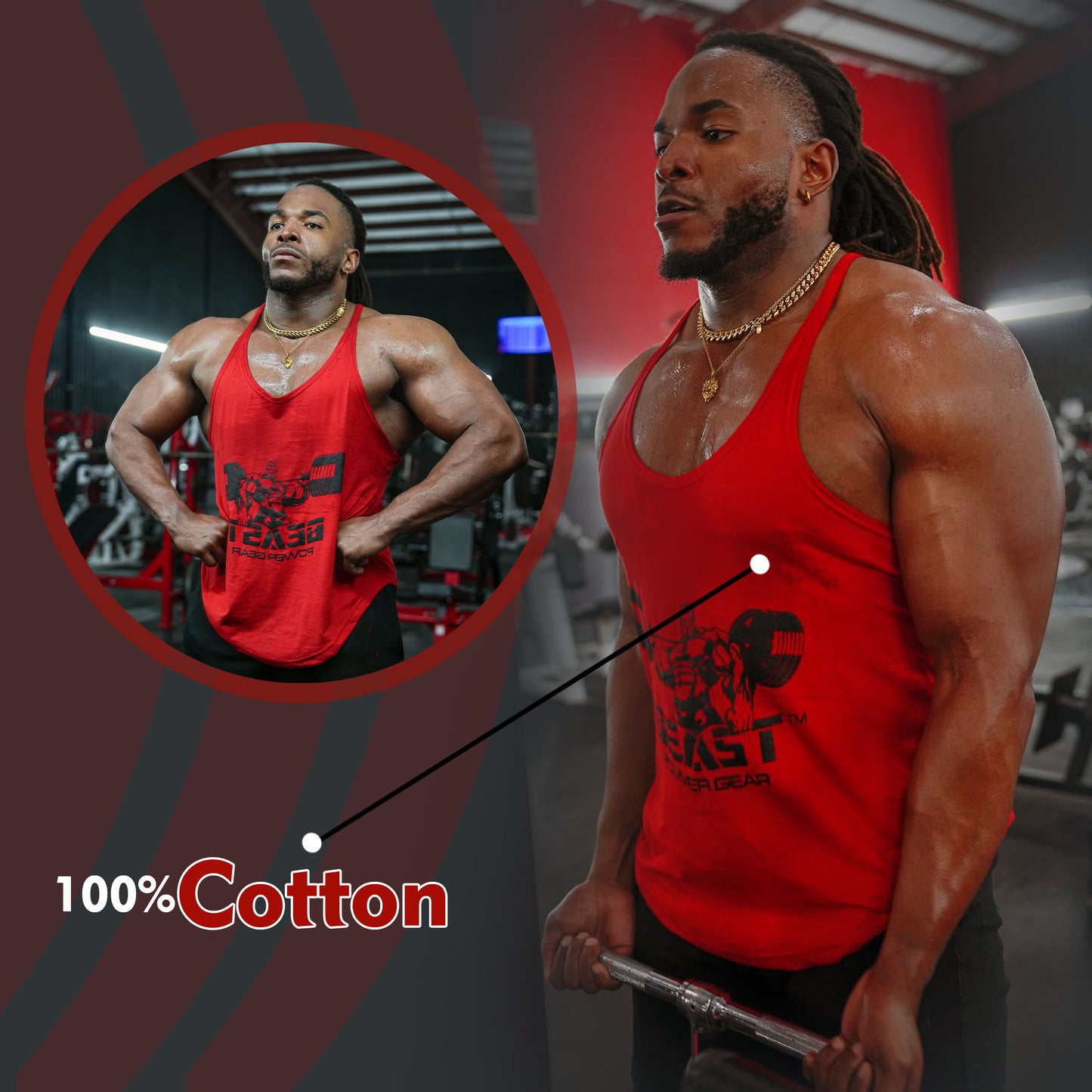3 Pack - Stringer Tank Tops Y-Back