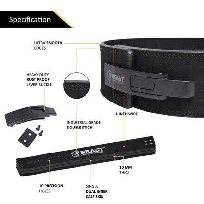 10MM LEVER BELT - FREE STRAP