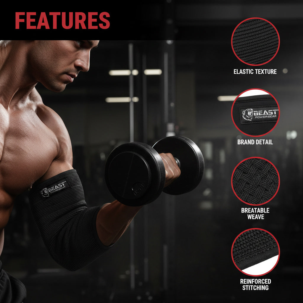 Elbow Sleeve (Pair) Dual-Ply Elbow Support & Compression