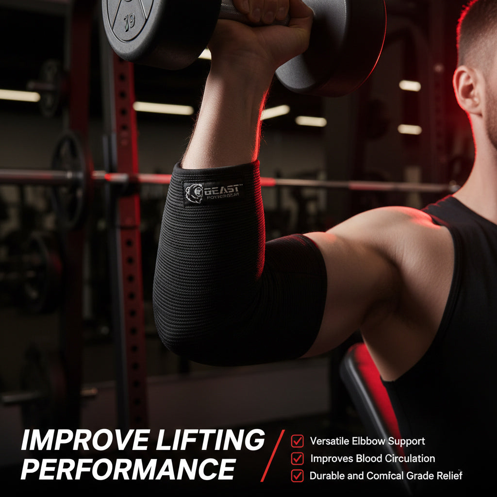 Elbow Sleeve (Pair) Dual-Ply Elbow Support & Compression