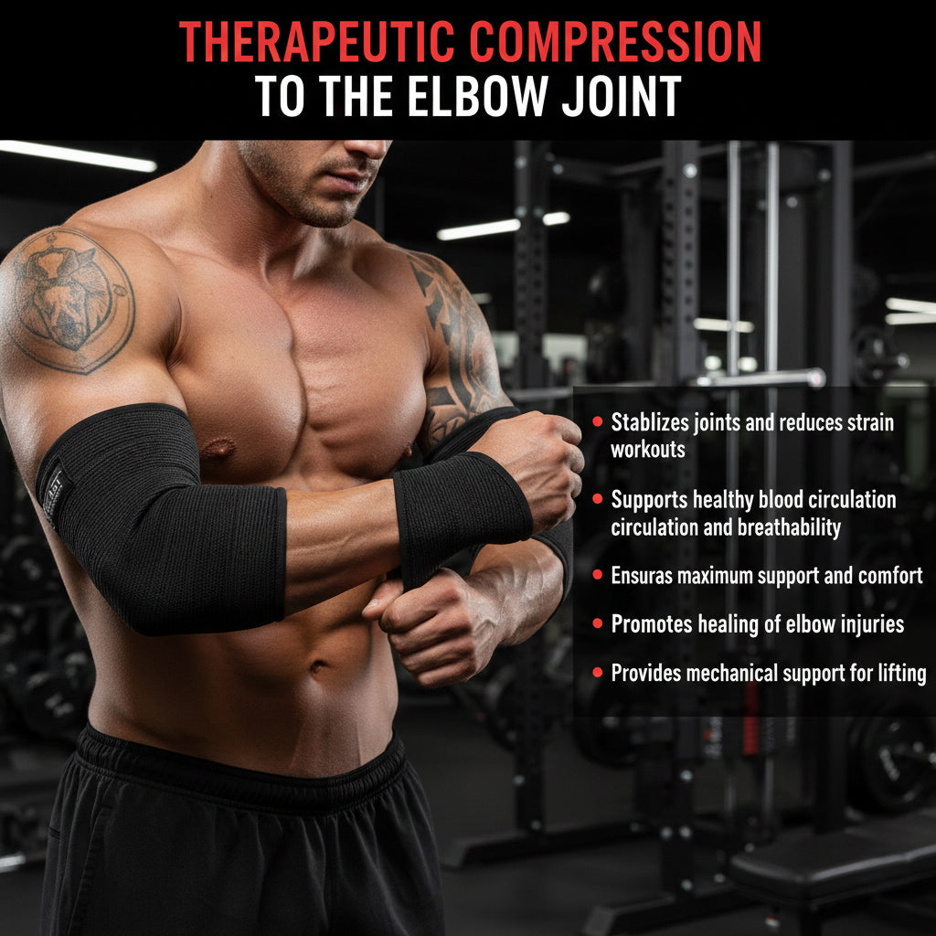 Elbow Sleeve (Pair) Dual-Ply Elbow Support & Compression