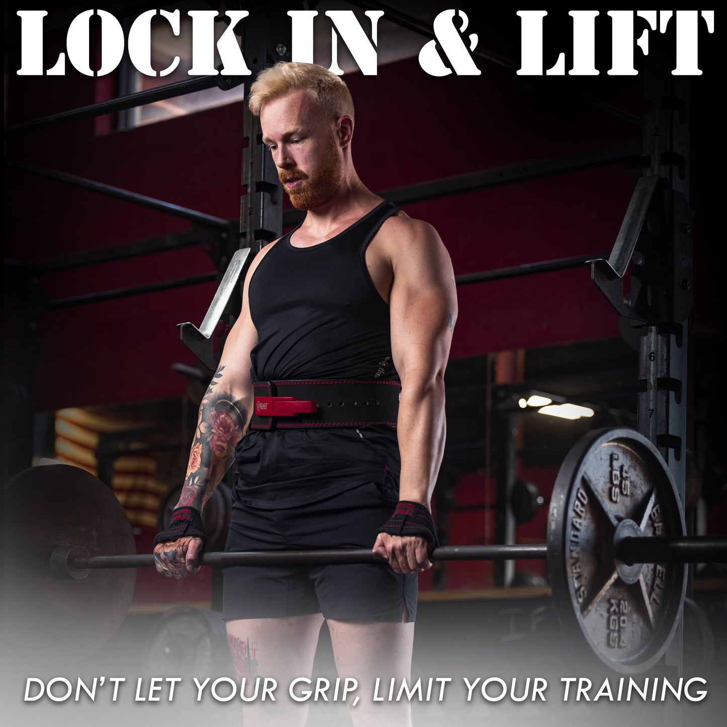 FIGURE 8 LIFTING STRAP  - BLACK/RED