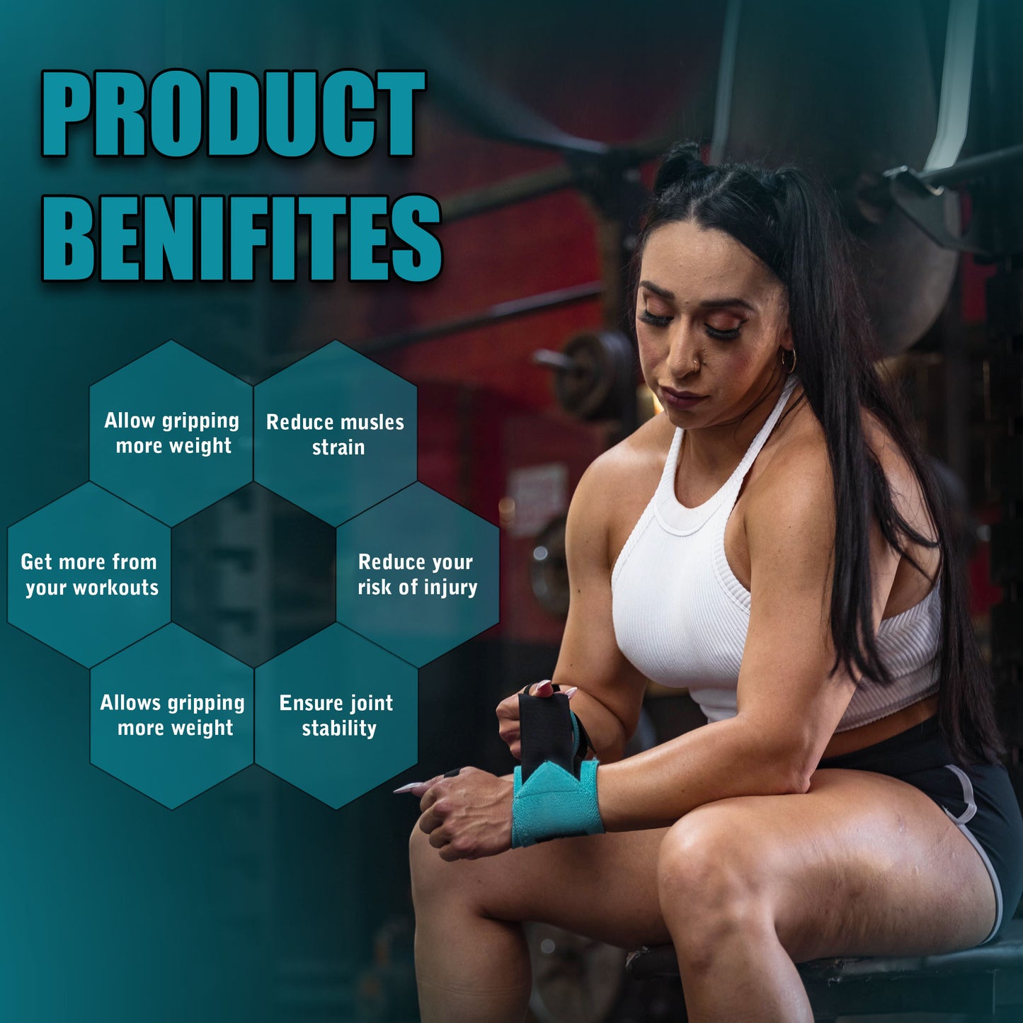 WOMEN WRIST WRAPS 13"