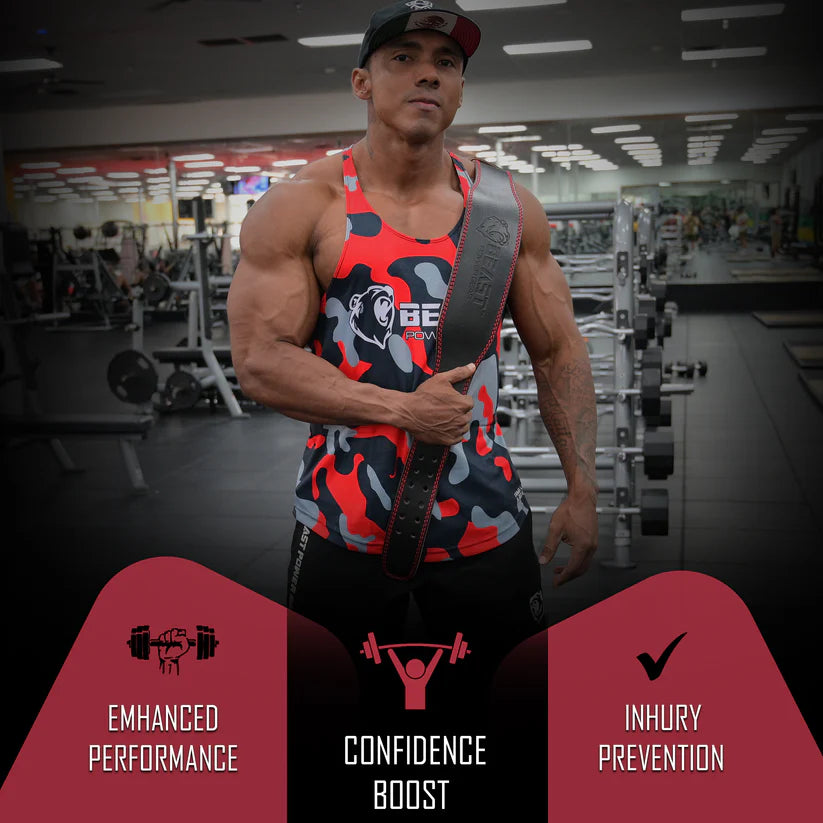 WEIGHTLIFTING BELT 7MM - PINK