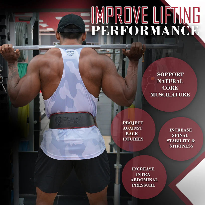 WEIGHTLIFTING BELT 7MM - PINK