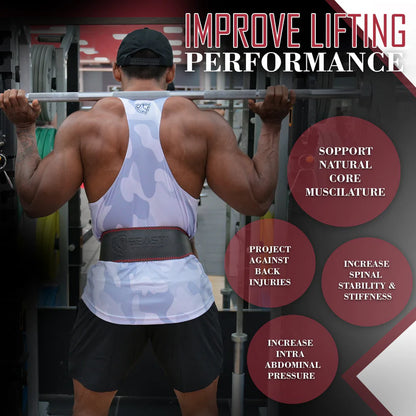 WEIGHTLIFTING BELT 7MM - PINK