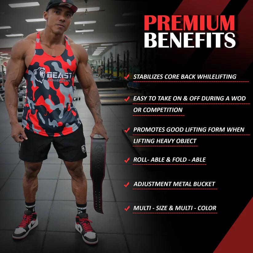 WEIGHTLIFTING BELT 7MM - PINK