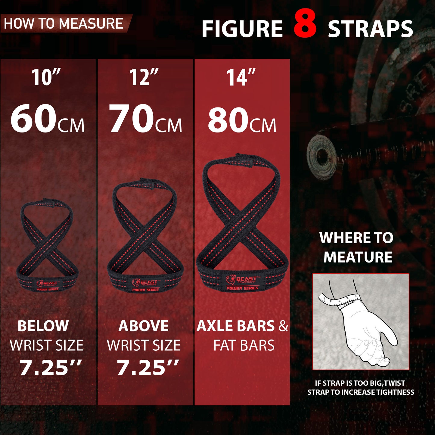 FIGURE 8 LIFTING STRAP  - BLACK/RED