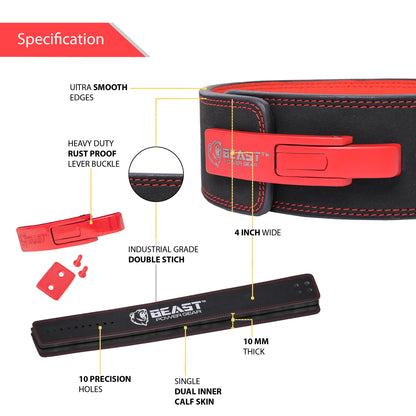 10MM LEVER BELT - FREE STRAP