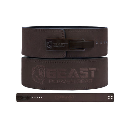 10MM LEVER BELT - BROWN - FREE STRAP