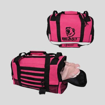 Duffle Gym Bag - Multi Pockets - Pink