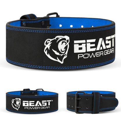 POWERLIFTING BELT 10MM - FREE STRAP