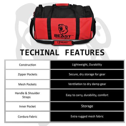 Duffle Gym Bag - Multi Pockets