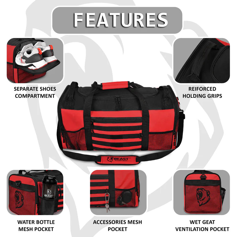 Duffle Gym Bag - Multi Pockets
