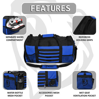 Duffle Gym Bag - Multi Pockets