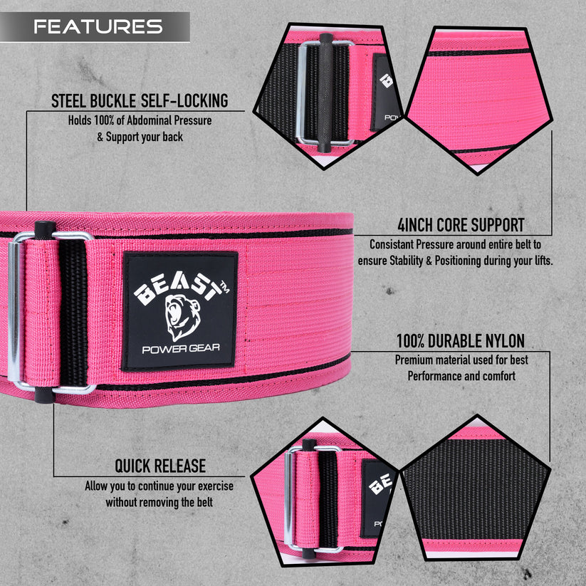 QUICK LOCKING WEIGHTLIFTING BELT