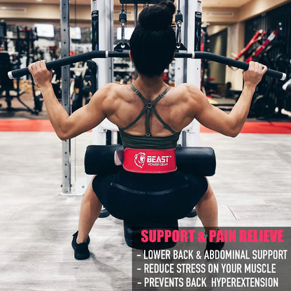 WEIGHTLIFTING BELT 7MM - PINK