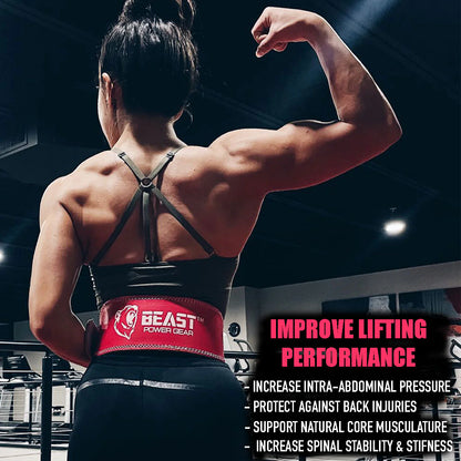 WEIGHTLIFTING BELT 7MM - PINK