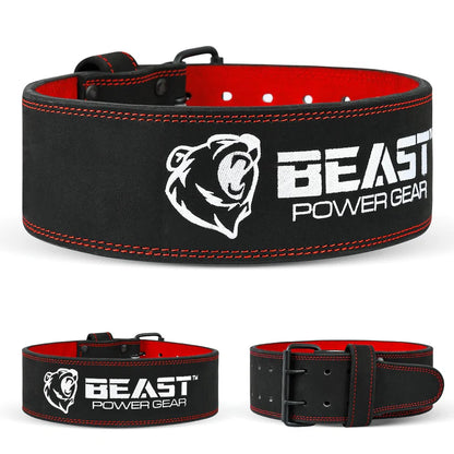 POWERLIFTING BELT 10MM - FREE STRAP