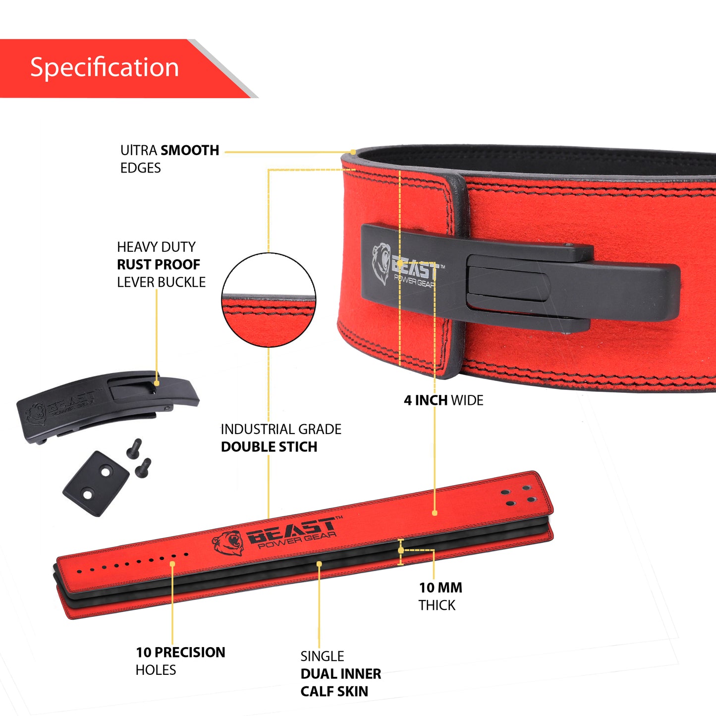 Lifting Kit - Red/Black