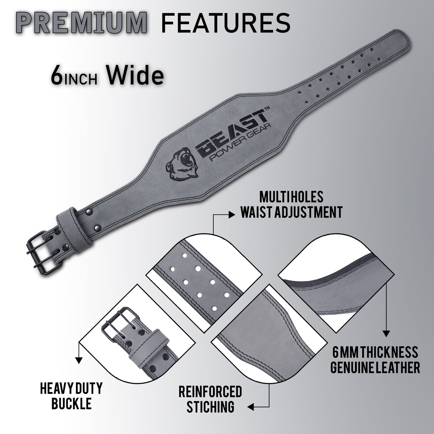 WEIGHTLIFTING BELT 7MM - PINK