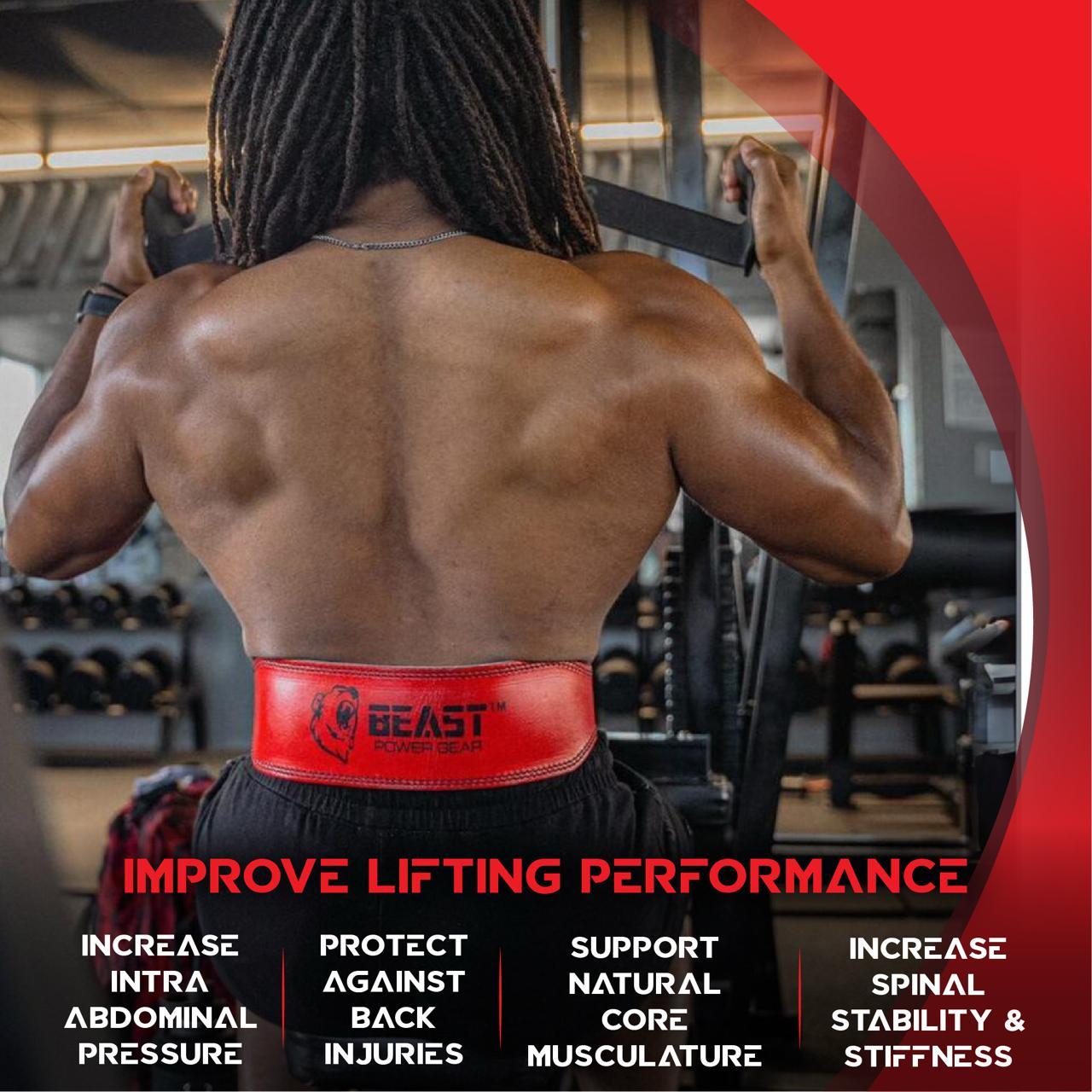 WEIGHTLIFTING BELT 7MM - PINK