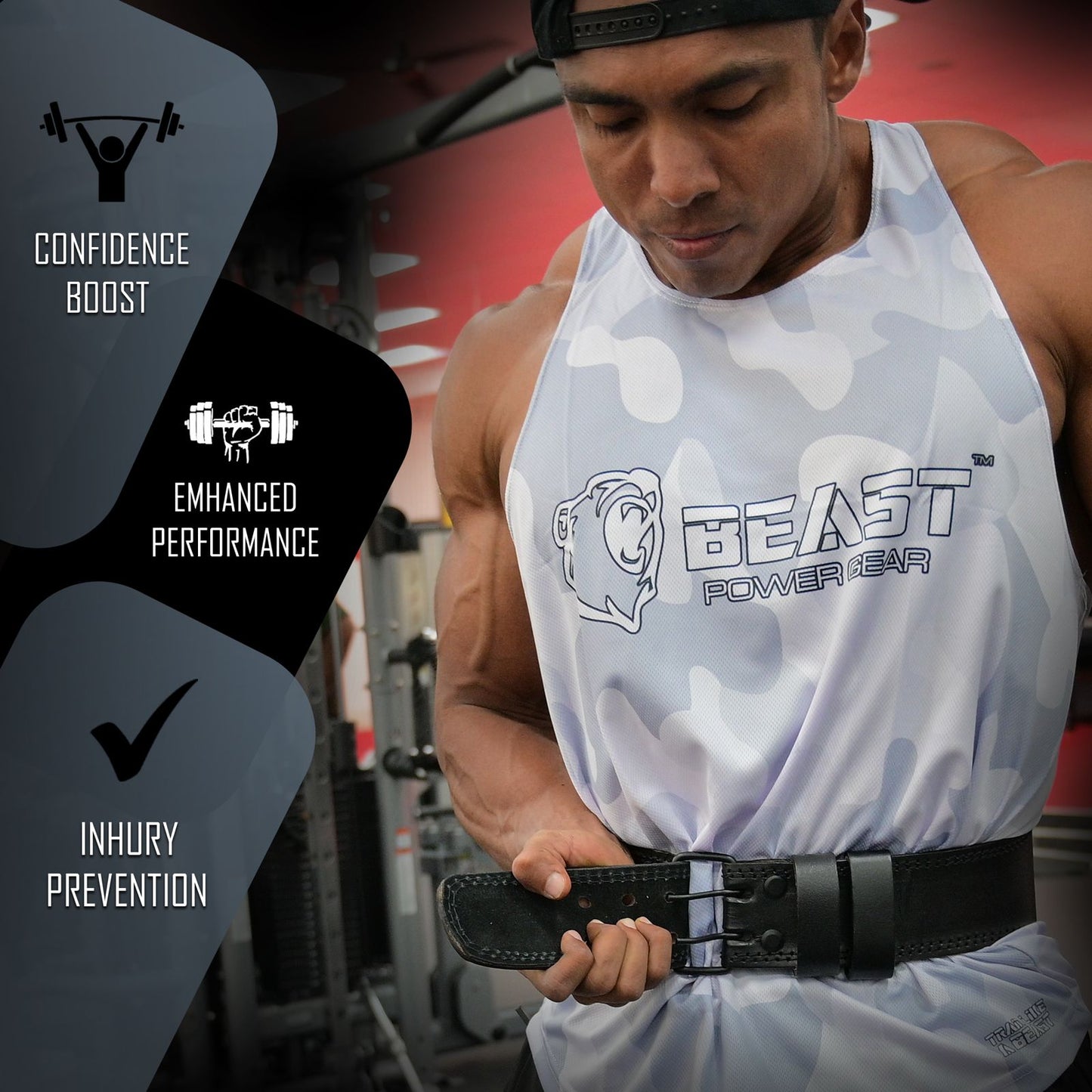 WEIGHTLIFTING BELT 7MM - PINK