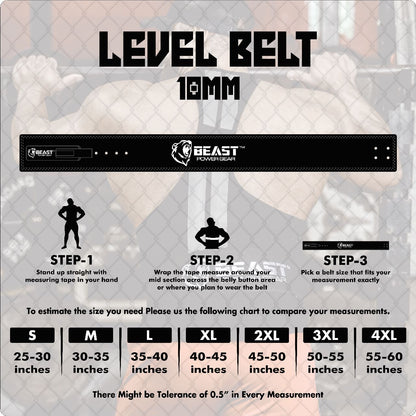 10MM LEVER BELT - FREE STRAP