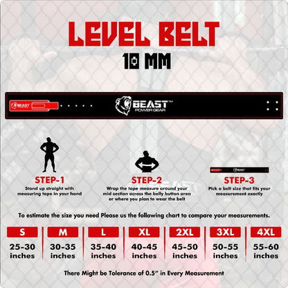 10MM LEVER BELT - FREE STRAP