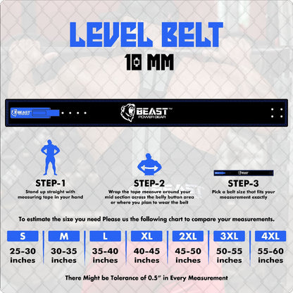 10MM LEVER BELT - FREE STRAP