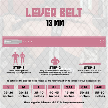 10MM LEVER BELT - FREE STRAP