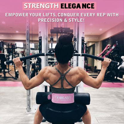 WEIGHTLIFTING BELT 6MM - PINK