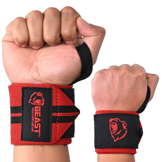 Buy Beast Gear Wrist Wraps Heavy Duty Professional Standard Weight