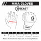MMA GLOVES - BLACK/RED