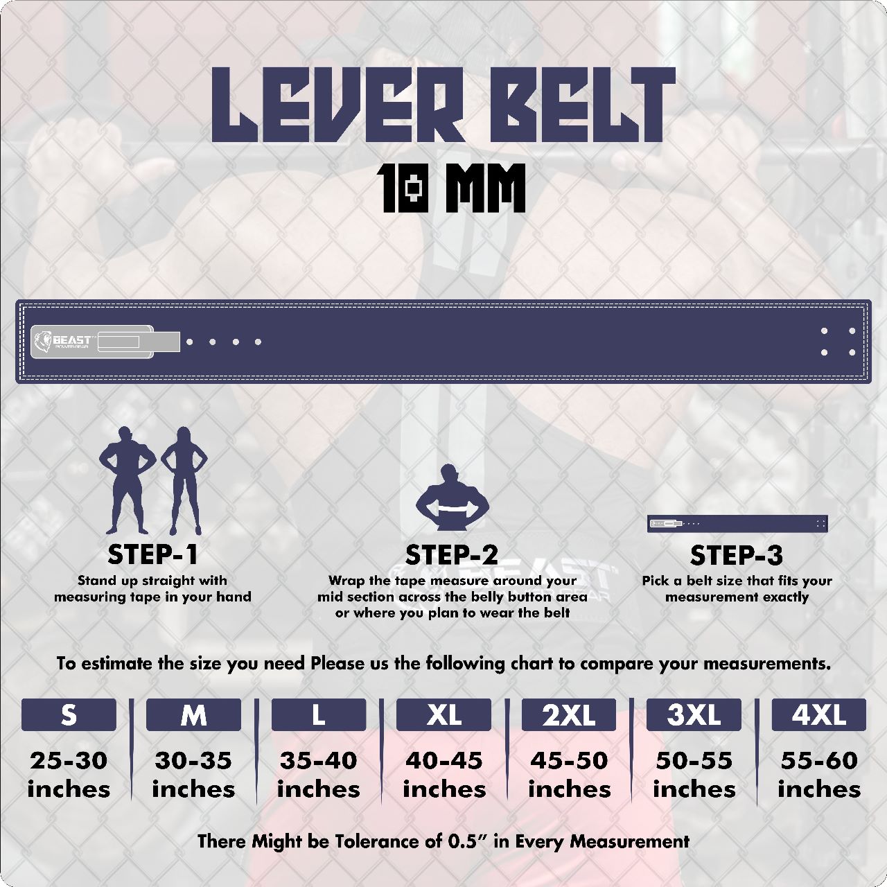 LEVER BELT 10MM FREE STRAP
