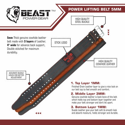 POWERLIFTING BELT 5MM