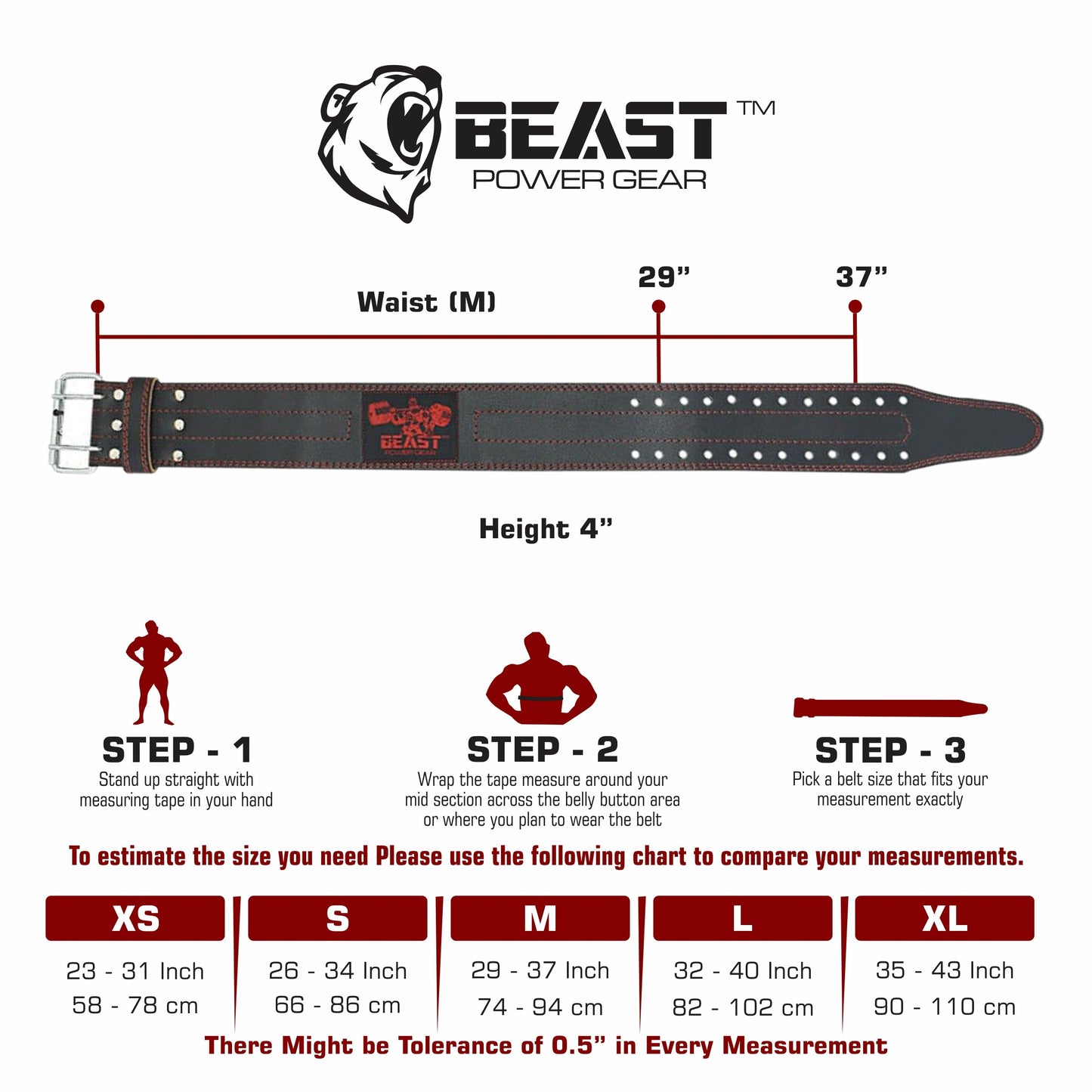 POWERLIFTING BELT 5MM