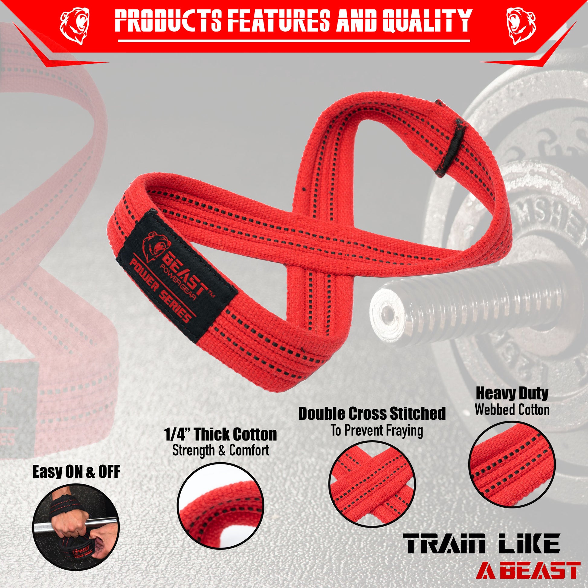 FIGURE 8 LIFTING STRAP – Beast Power Gear